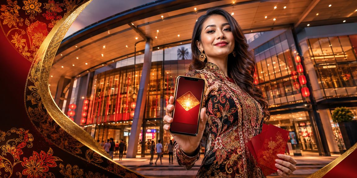 Bonus sampul merah untuk pemain e-sukan Johor Bahru dengan tema batik Malaysia di 1988rich